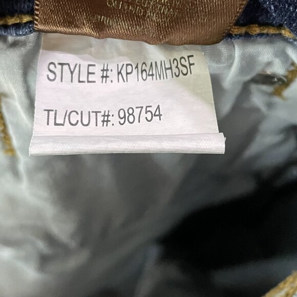 Kut from the Kloth Jeans Womens Sz 4 Blue Mia Toothpick Low Rise Skinny 27x30 - Picture 11 of 11